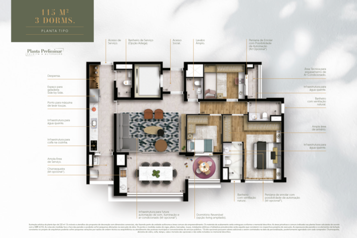 115m 3 Dorms